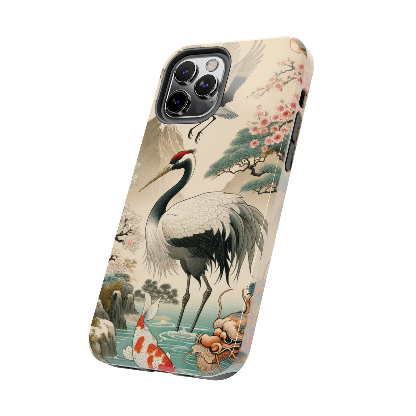 ToughDrop Apple iPhone Case Ft. Spirit Crane