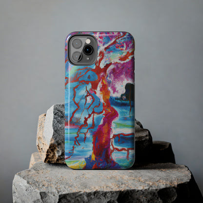 Tough Apple iPhone Cases Ft. Abstract Spirit Tree