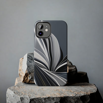 Strong Apple iPhone Cases Ft. Black and White Abstract Sail