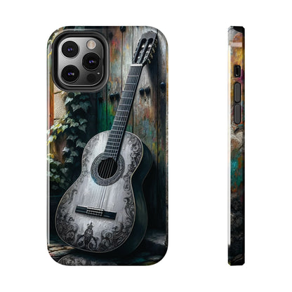 ToughDrop Apple iPhone Case Ft. Greyscale Guitar