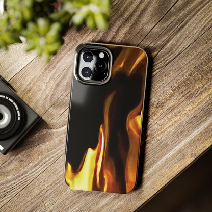 Tough Apple iPhone Cases Ft. Abstract Flames