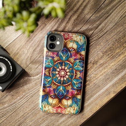 ToughDrop Apple iPhone Case Ft. Stained Glass Fractal