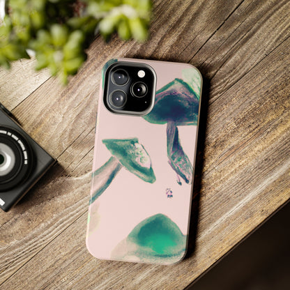 Tough Apple iPhone Cases Ft. Green Mushrooms