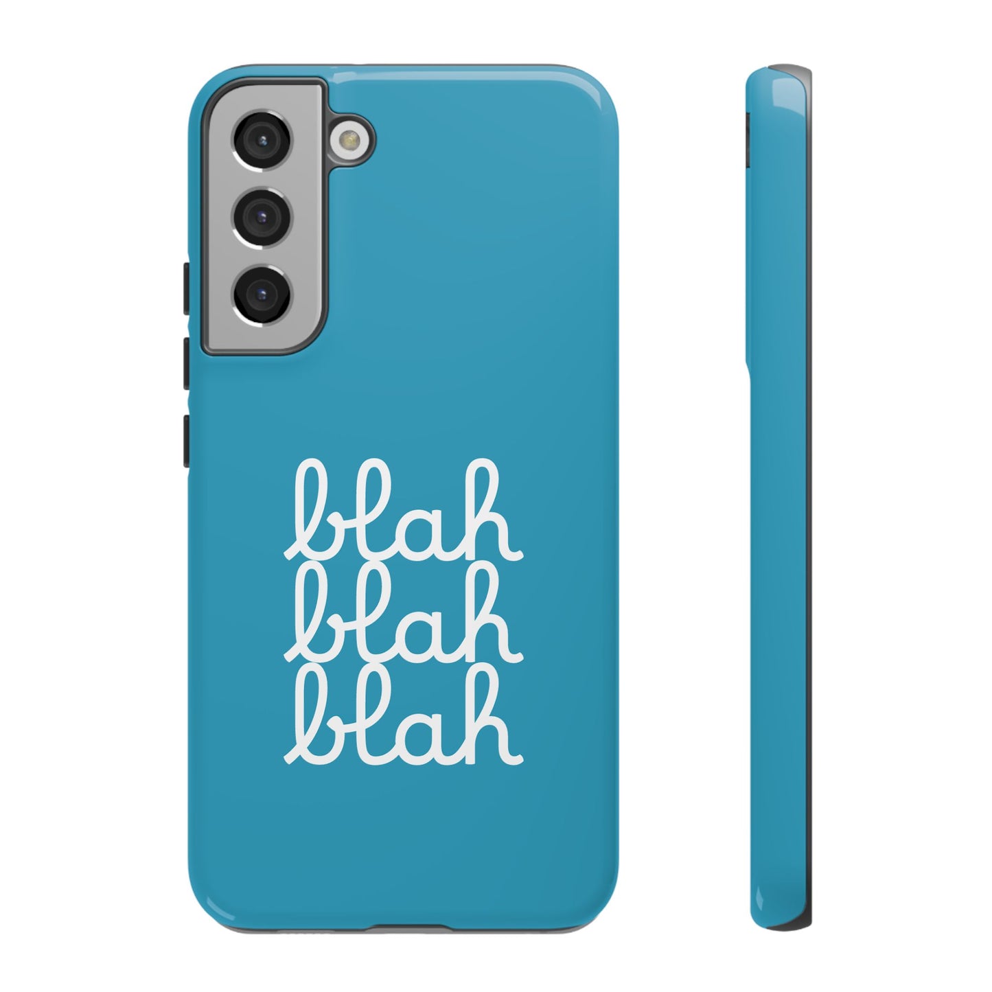 Tough Phone Case Ft. blahblahblah Turquoise