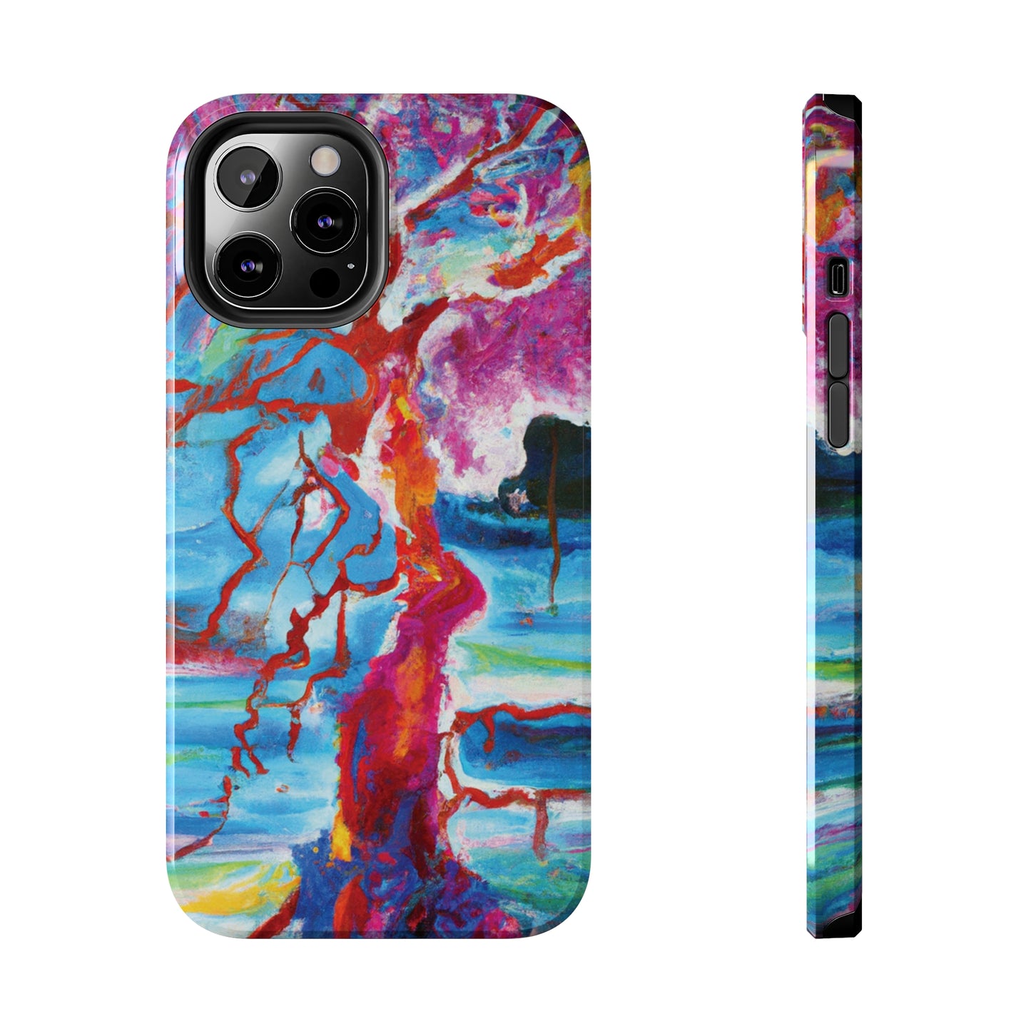 Tough Apple iPhone Cases Ft. Abstract Spirit Tree