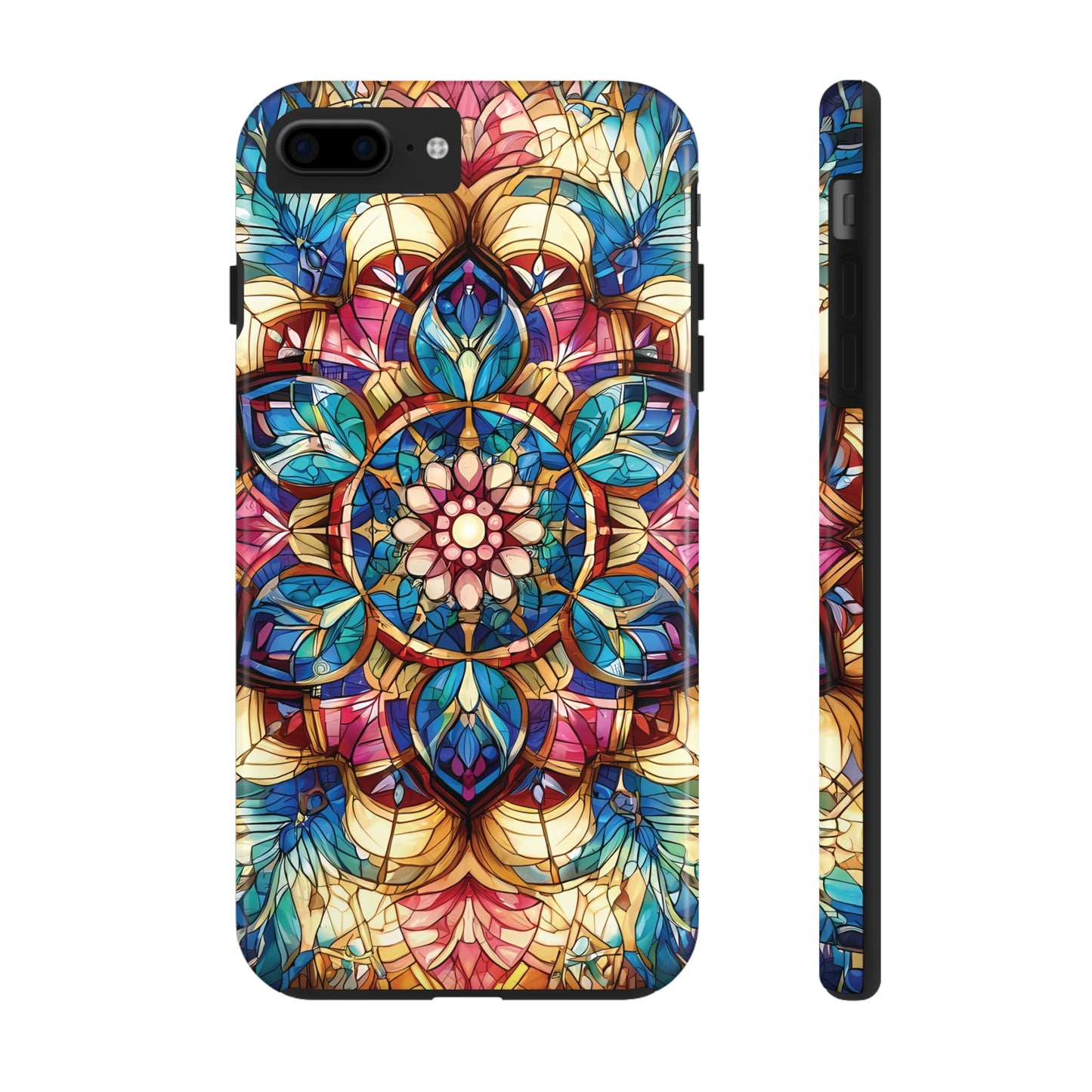 ToughDrop Apple iPhone Case Ft. Stained Glass Fractal