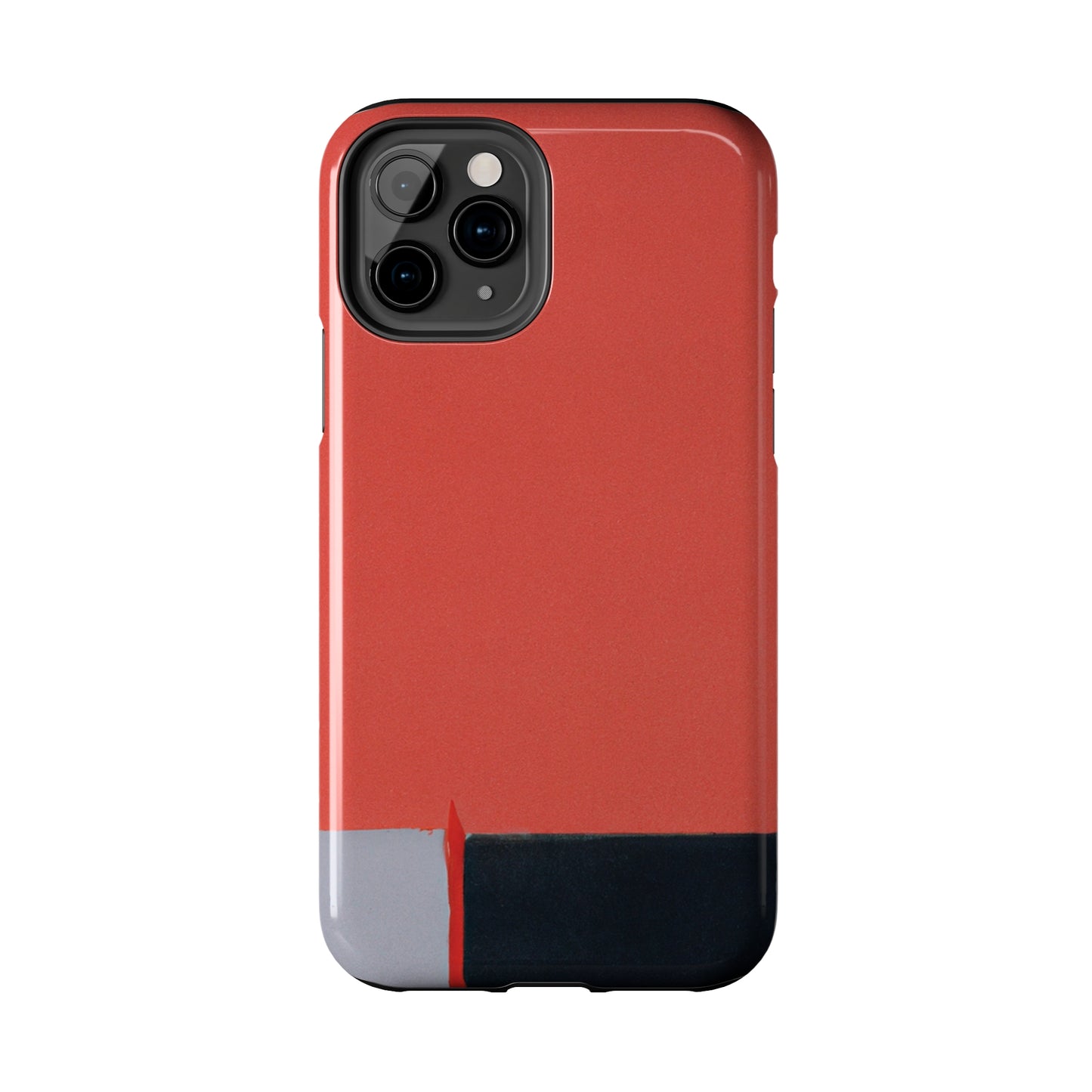 Strong Apple iPhone Case Ft. Minimal Orange