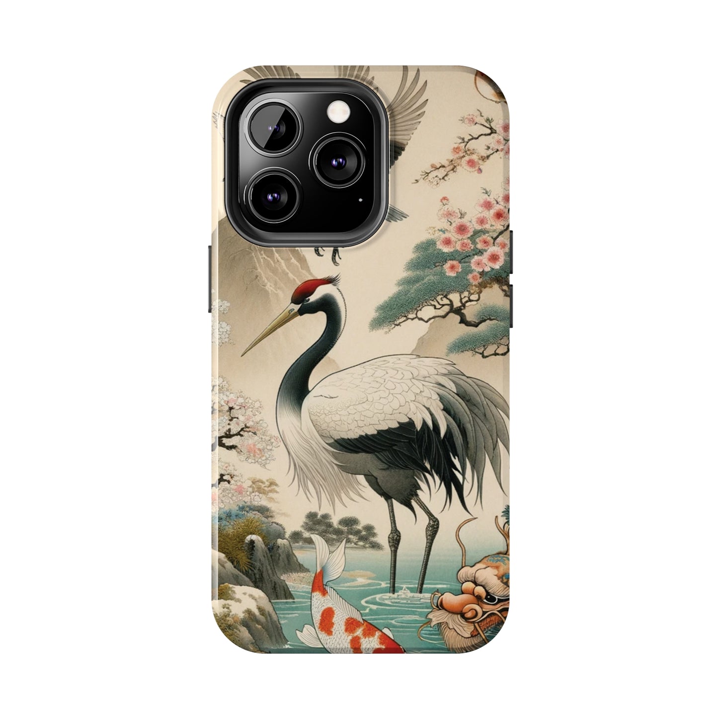 ToughDrop Apple iPhone Case Ft. Spirit Crane