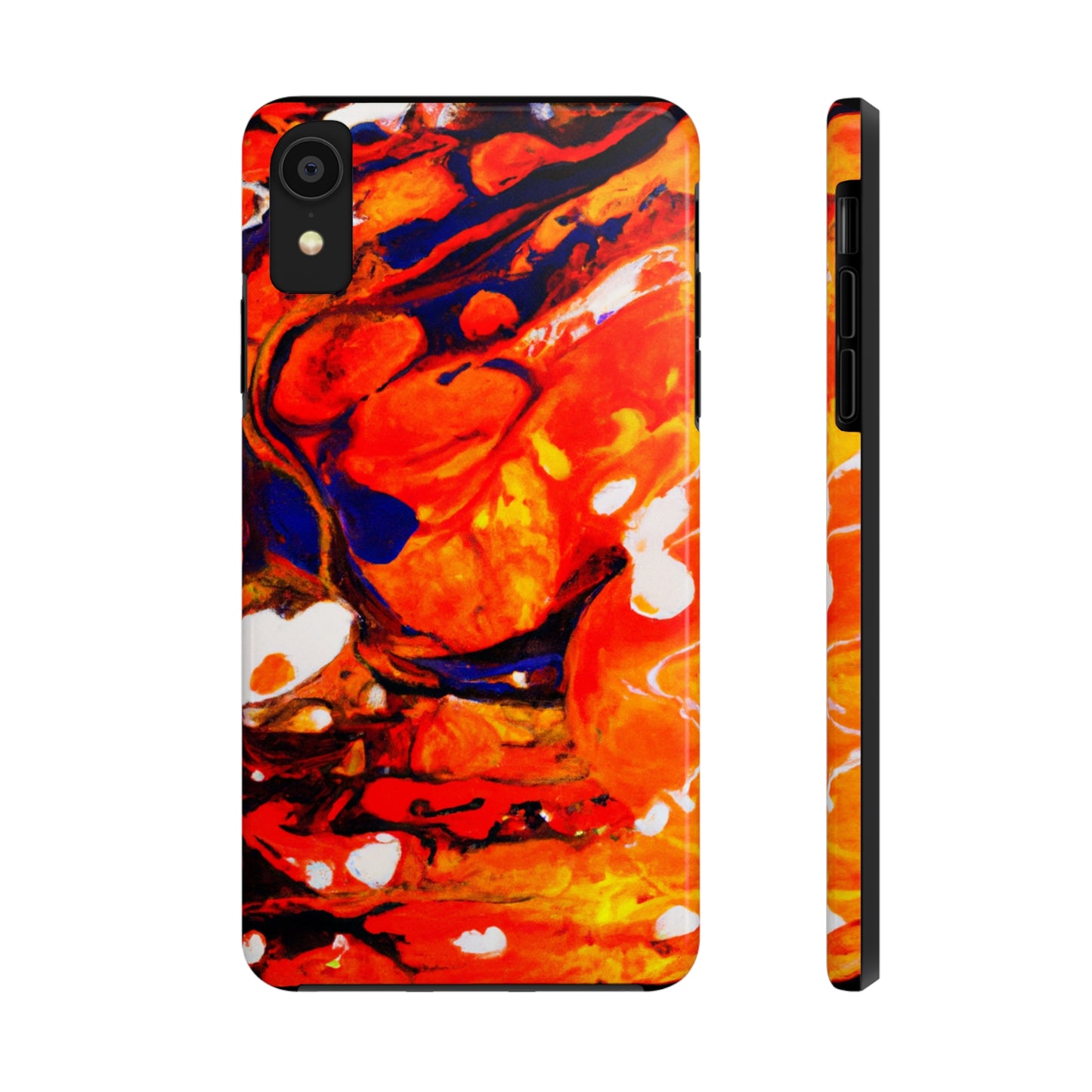 Tough Apple iPhone Cases Ft. Abstract Halloween Pumpkin