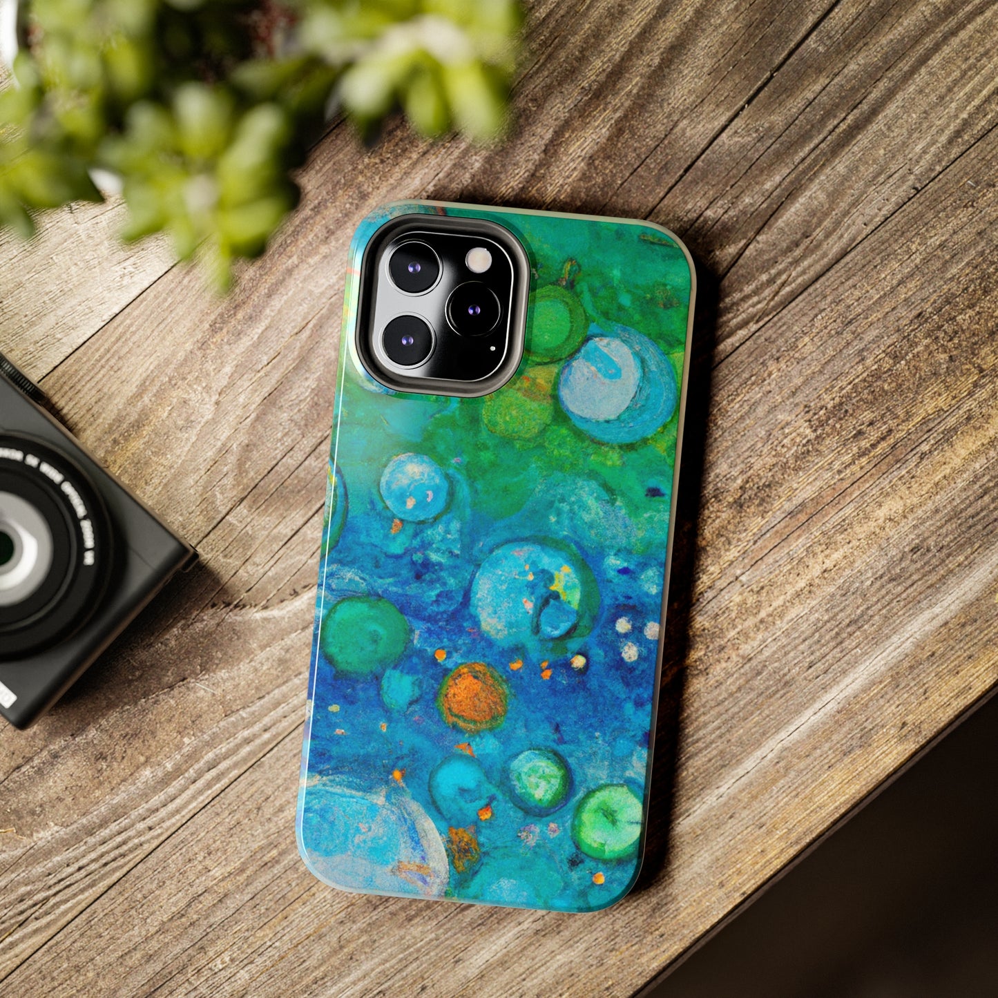 Tough Apple iPhone Cases Ft. Abstract Bubbles