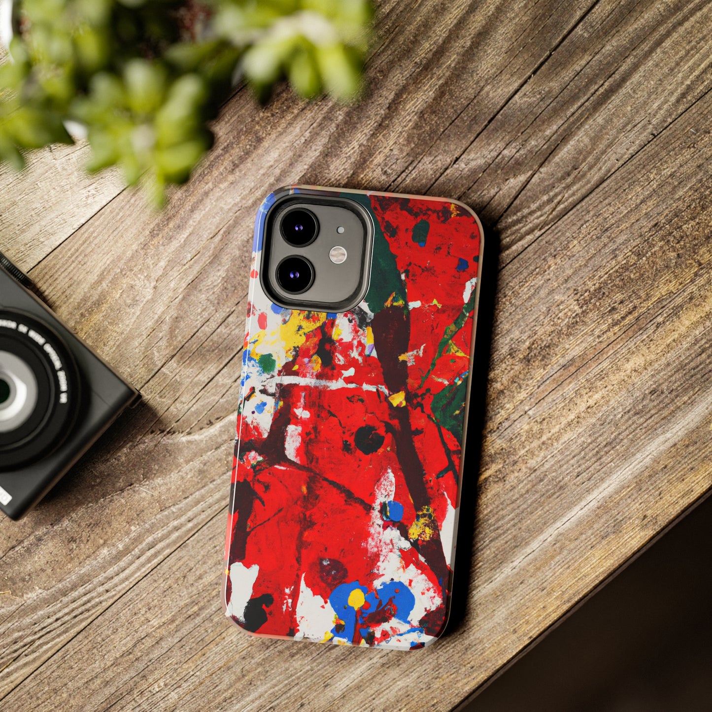 Tough Case-Mate iPhone Case Ft. Fractured Red