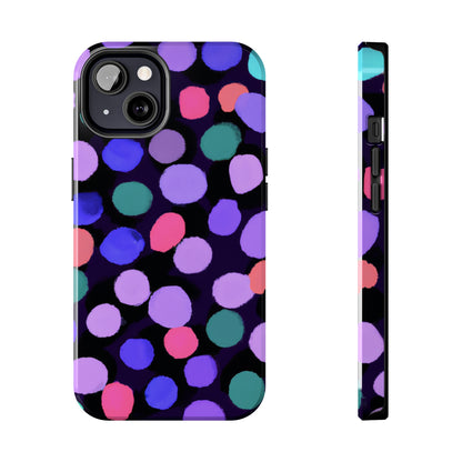 Tough Case-Mate iPhone Case Ft. Purple Dots