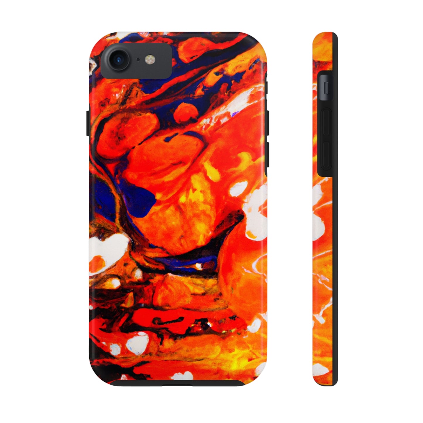 Tough Apple iPhone Cases Ft. Abstract Halloween Pumpkin