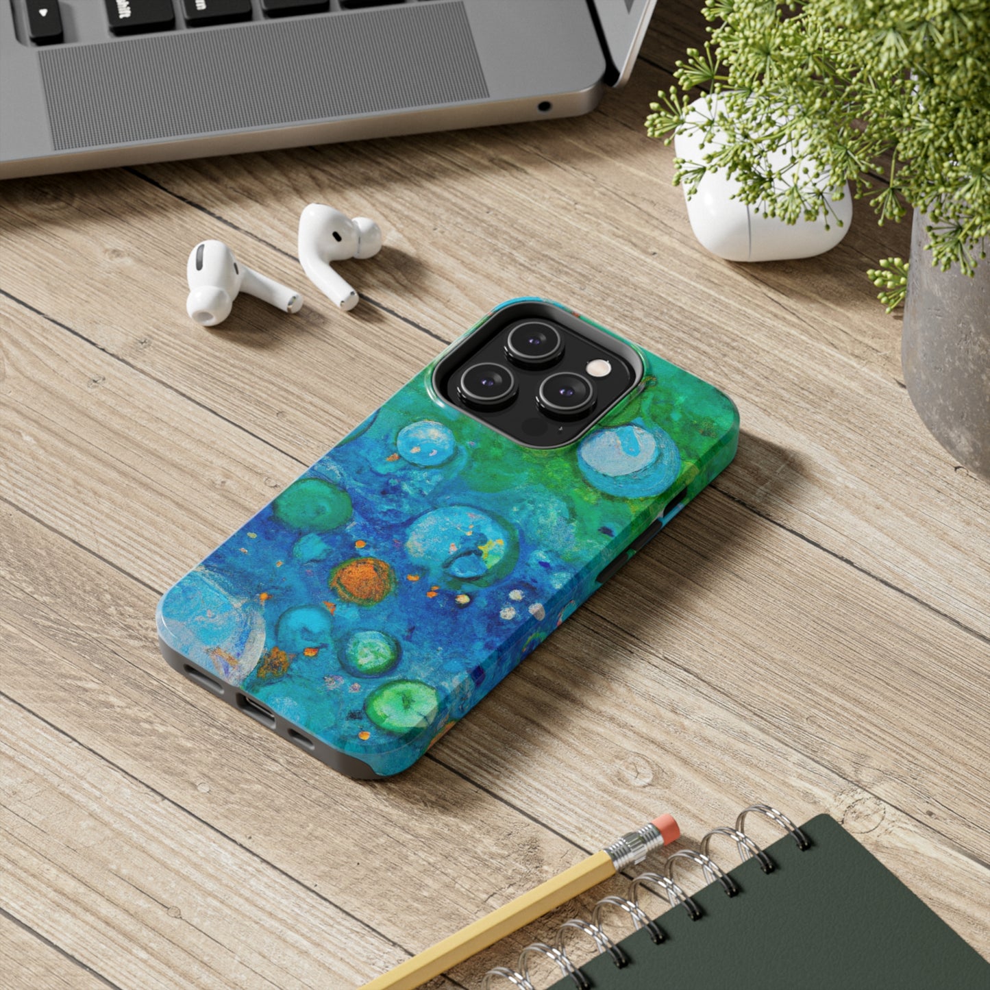 Tough Apple iPhone Cases Ft. Abstract Bubbles