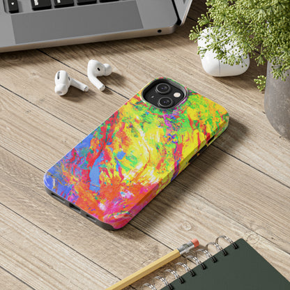 Tough Apple iPhone Cases Ft. Abstract Sherbet