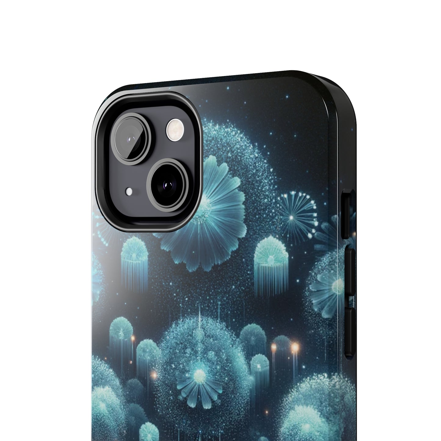 ToughDrop Apple iPhone Case Ft. Blue Dot New Year Fireworks