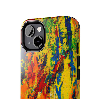 Tough Case-Mate iPhone Case Ft. Abstract Yellow Orange