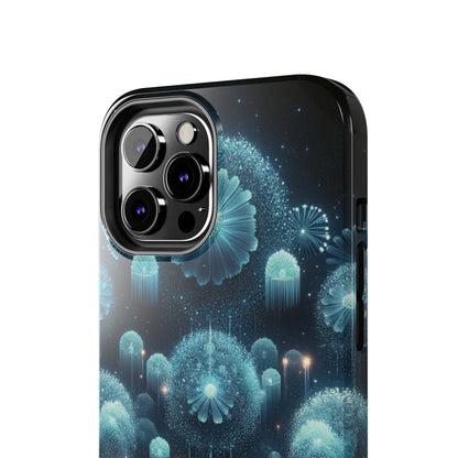 ToughDrop Apple iPhone Case Ft. Blue Dot New Year Fireworks