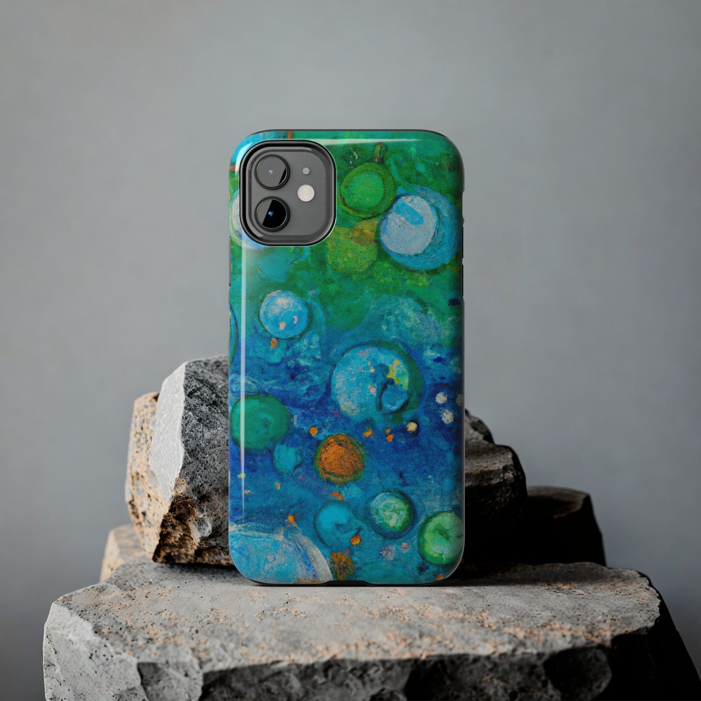 Tough Apple iPhone Cases Ft. Abstract Bubbles