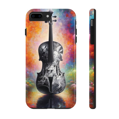 ToughDrop Apple iPhone Case Ft. Greyscale Violin