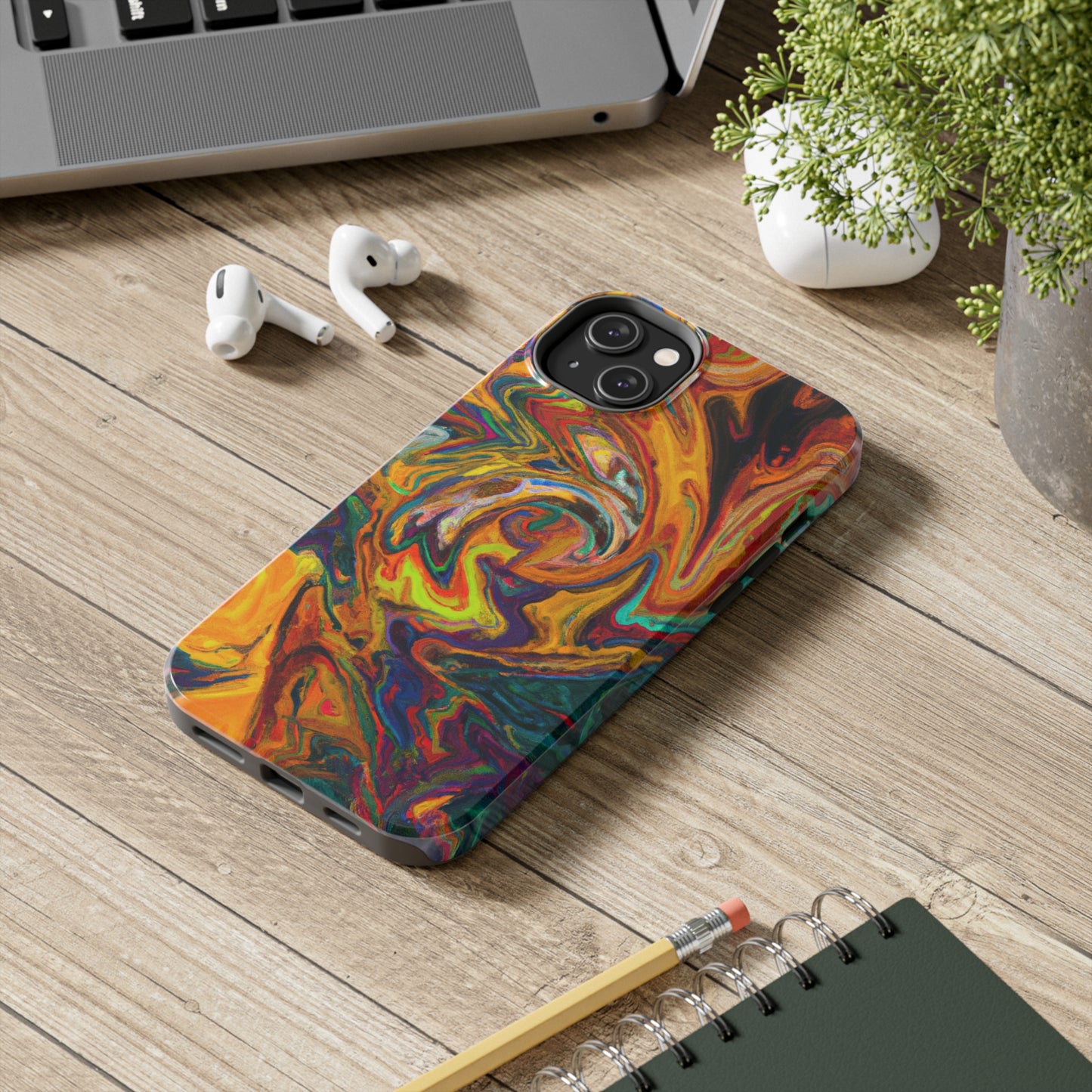 Tough Case-Mate iPhone Case Ft. Abstract Spin