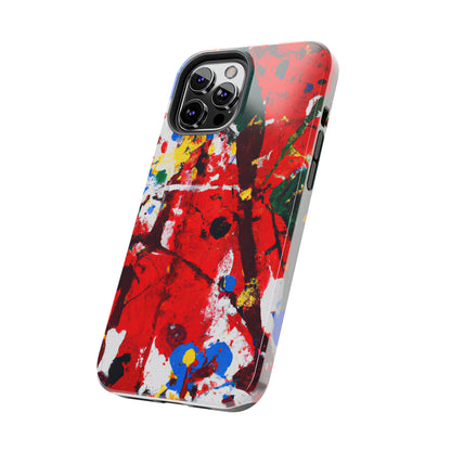 Tough Case-Mate iPhone Case Ft. Fractured Red