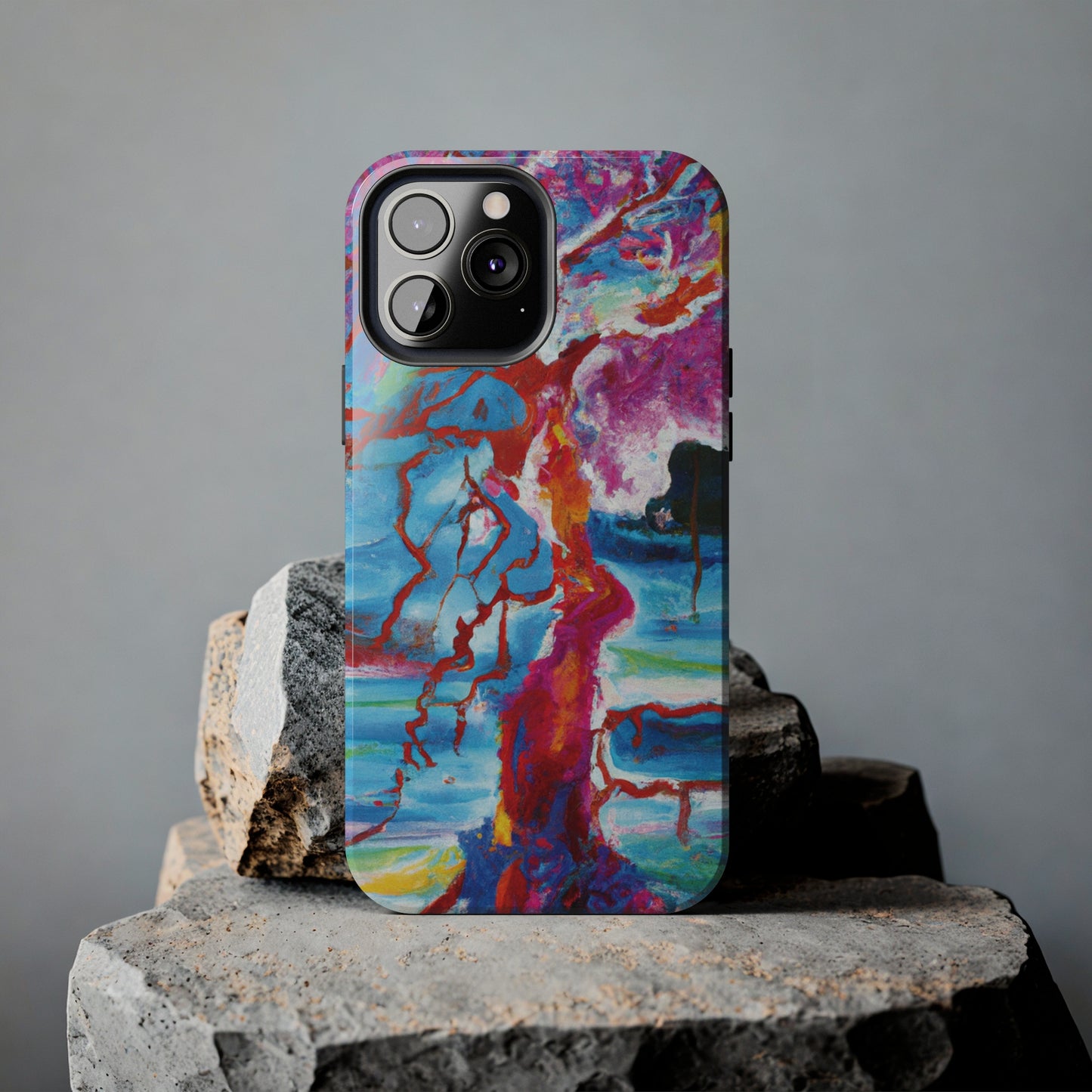 Tough Apple iPhone Cases Ft. Abstract Spirit Tree