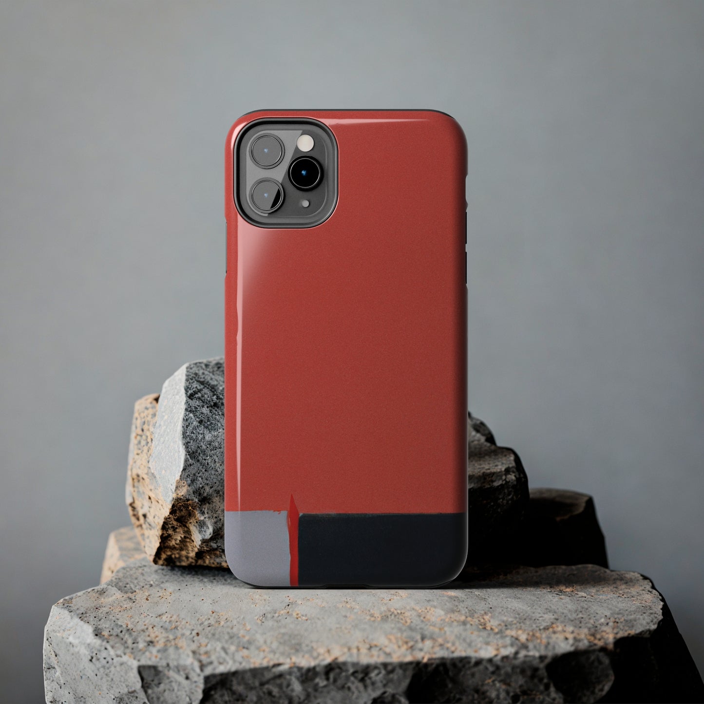 Strong Apple iPhone Case Ft. Minimal Orange