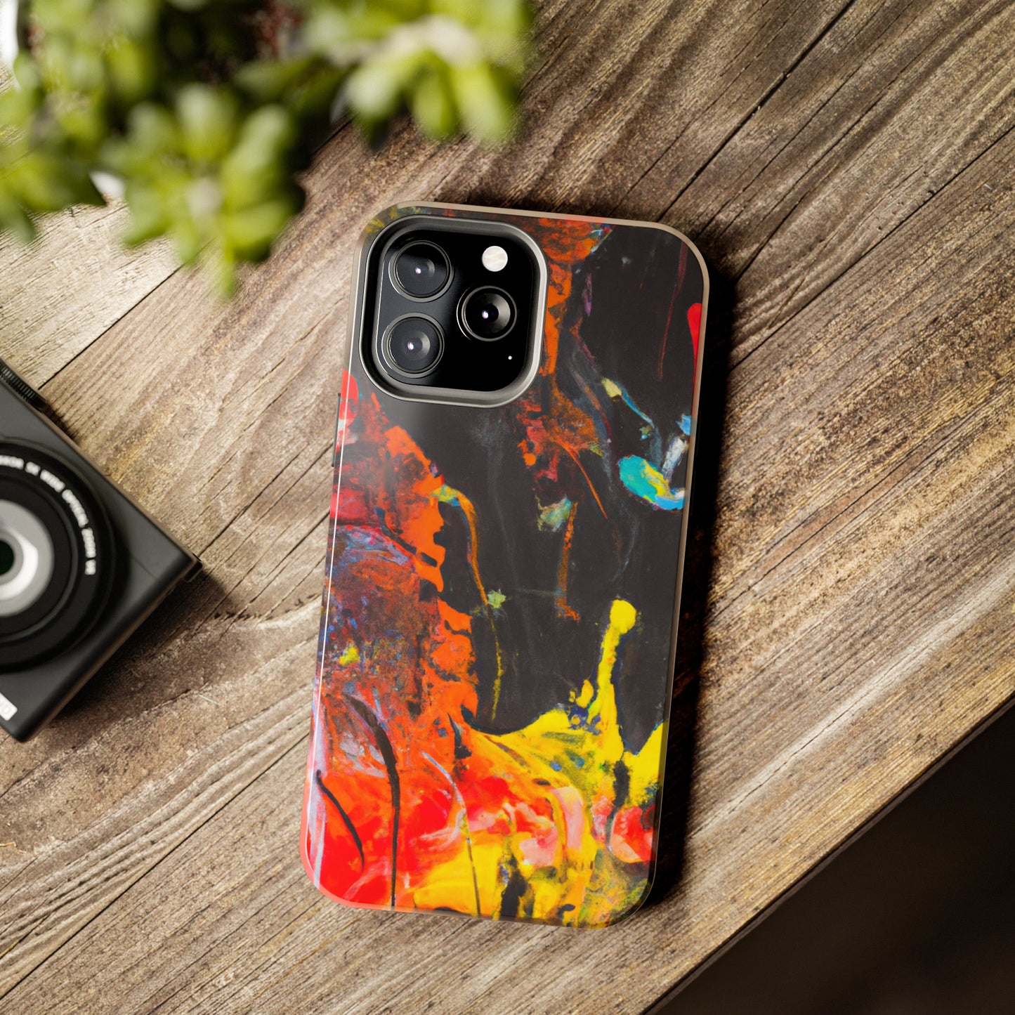 Tough Case-Mate iPhone Case Ft. Abstract Orange