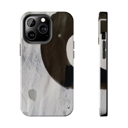 Strong Apple iPhone Case Ft. Abstract Half Circle