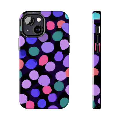 Tough Case-Mate iPhone Case Ft. Purple Dots