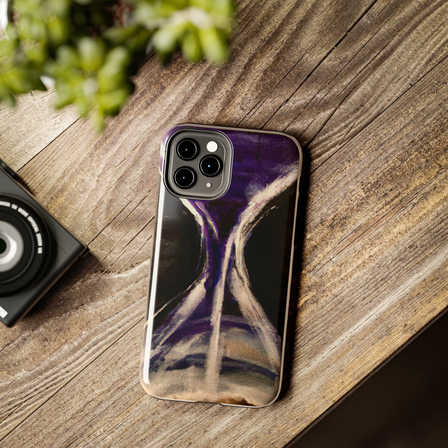 Tough Case-Mate iPhone Case Ft. Purple Hourglass