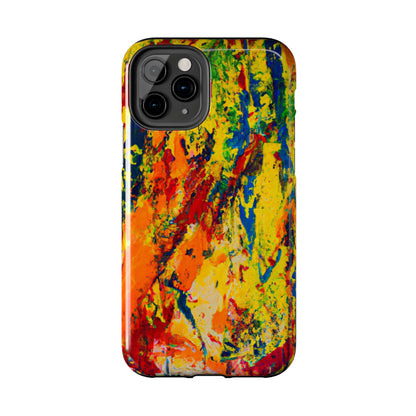 Tough Case-Mate iPhone Case Ft. Abstract Yellow Orange