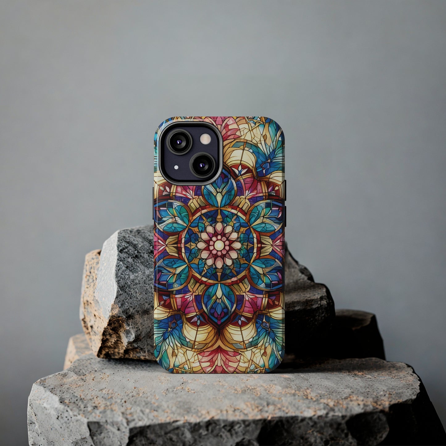 ToughDrop Apple iPhone Case Ft. Stained Glass Fractal