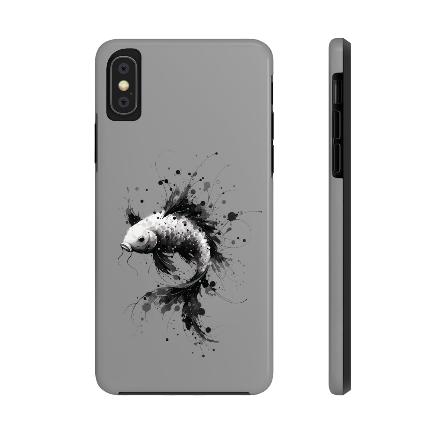 ToughDrop Apple iPhone Case Ft. Ink Blot Koi