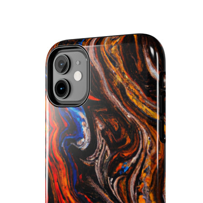 Tough Apple iPhone Case Ft. Abstract Petrified Wood