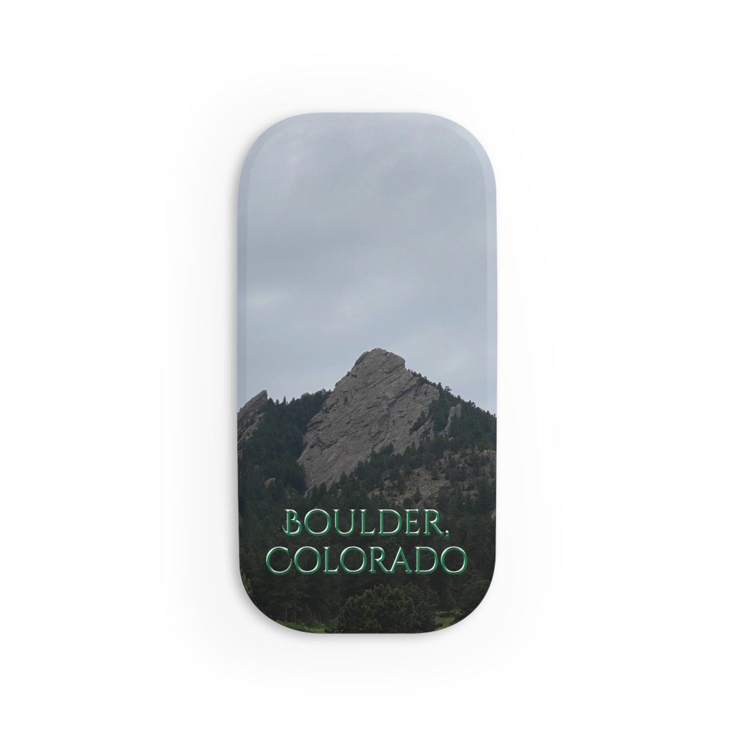 Reusable Click-On Phone Grip Ft. Flatiron Boulder Colorado