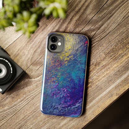 Tough Case-Mate iPhone Cases Ft. Abstract Blue Waterfall