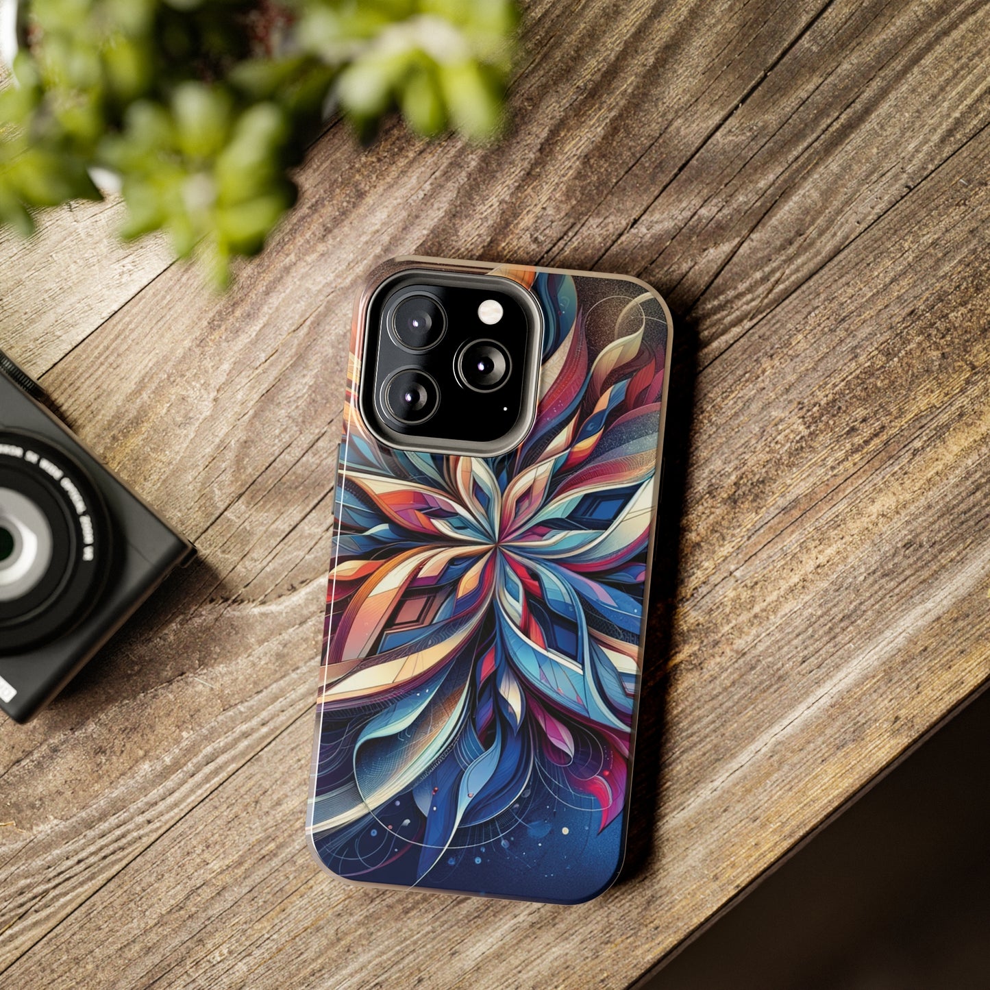 ToughDrop Apple iPhone Case Ft. Abstract Snowflake