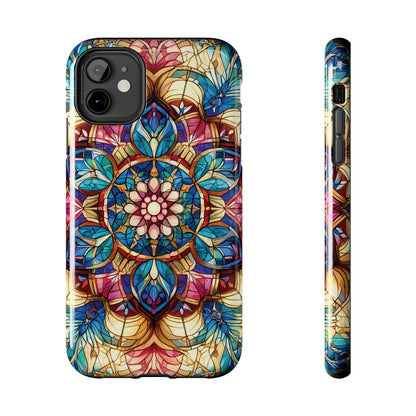 ToughDrop Apple iPhone Case Ft. Stained Glass Fractal