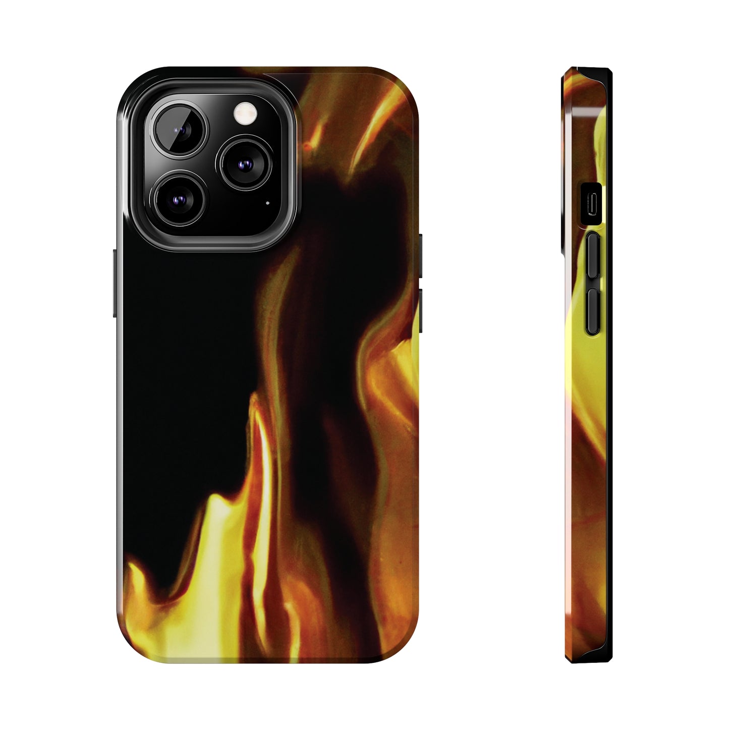 Tough Apple iPhone Cases Ft. Abstract Flames