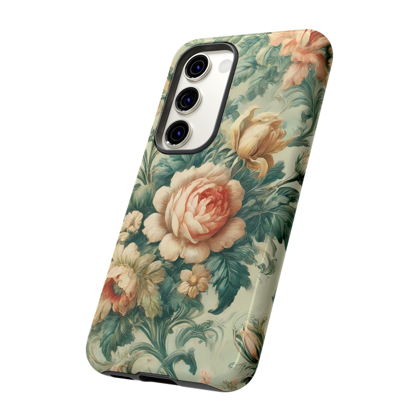 Tough Phone Case Ft. Cottagecore Rose