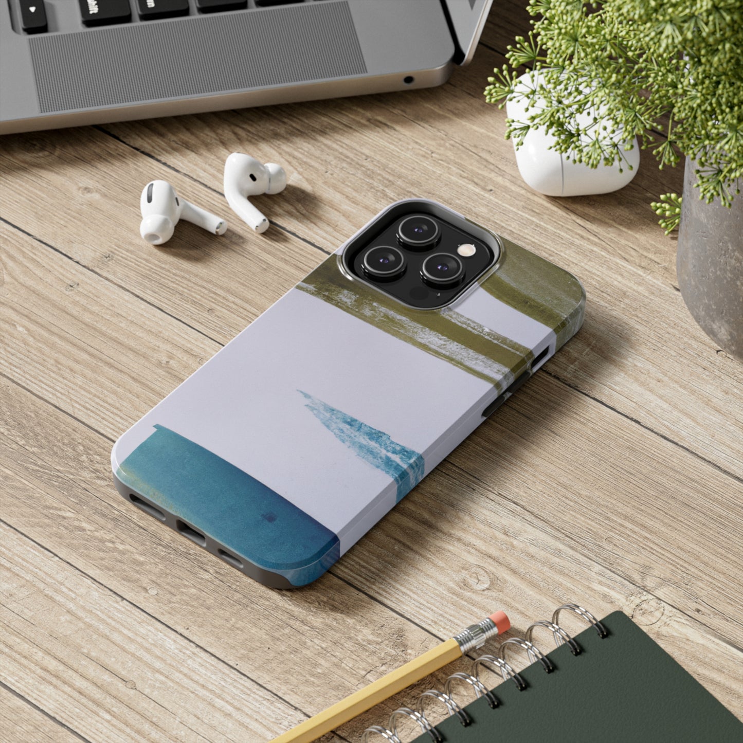 Strong Apple iPhone Case Ft. Minimal Simple Lines