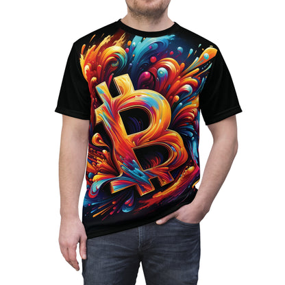 Abstract Bitcoin Shirt