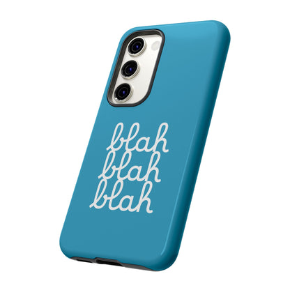 Tough Phone Case Ft. blahblahblah Turquoise