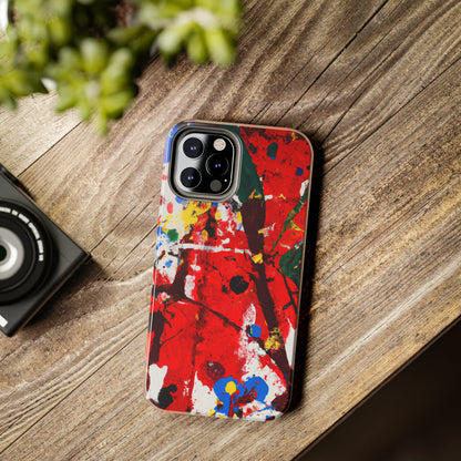 Tough Case-Mate iPhone Case Ft. Fractured Red