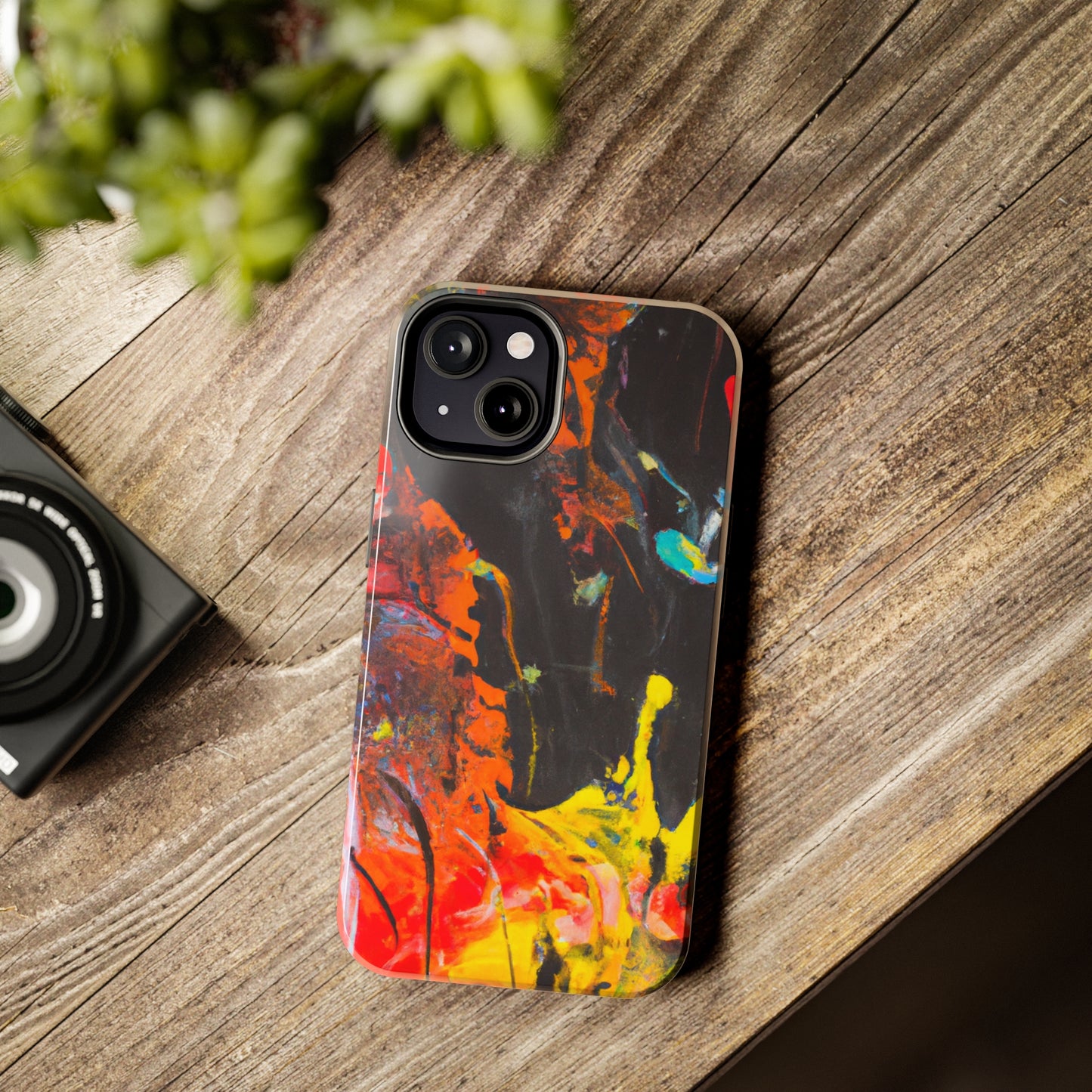 Tough Case-Mate iPhone Case Ft. Abstract Orange