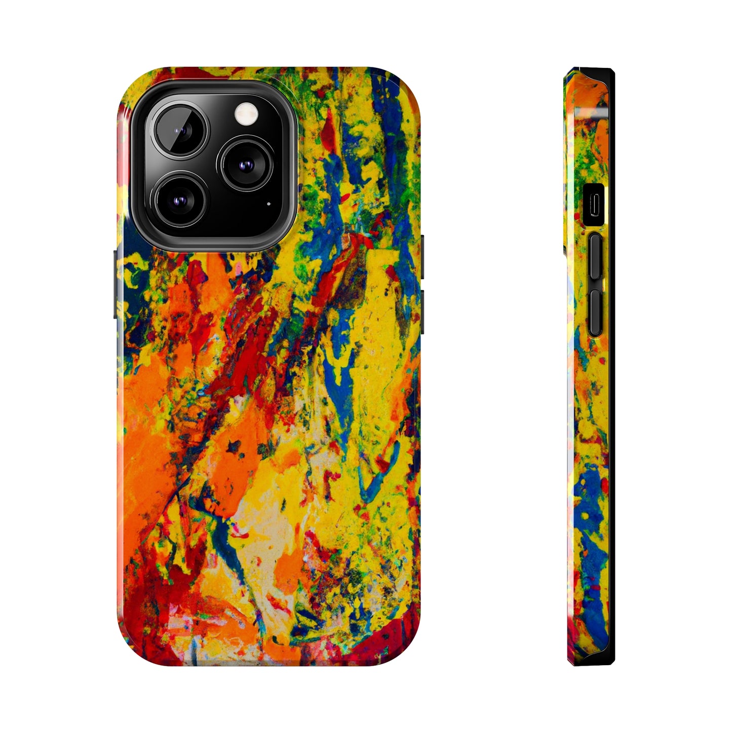 Tough Case-Mate iPhone Case Ft. Abstract Yellow Orange