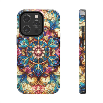 ToughDrop Apple iPhone Case Ft. Stained Glass Fractal