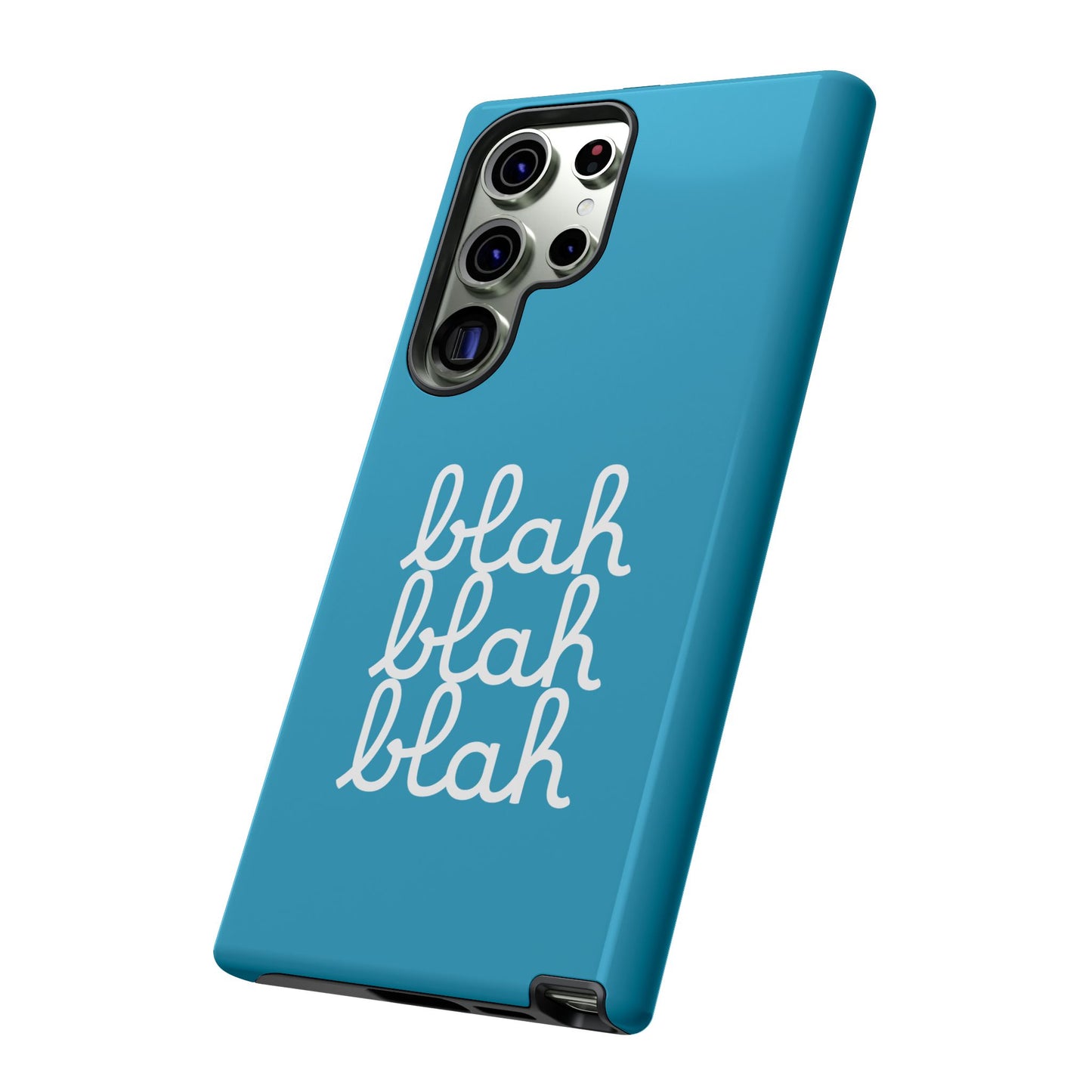 Tough Phone Case Ft. blahblahblah Turquoise